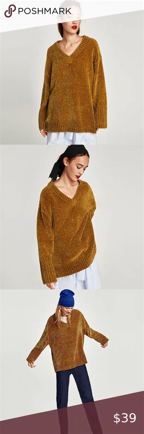 zara knit oversized sweater|zara oversized chenille sweater.